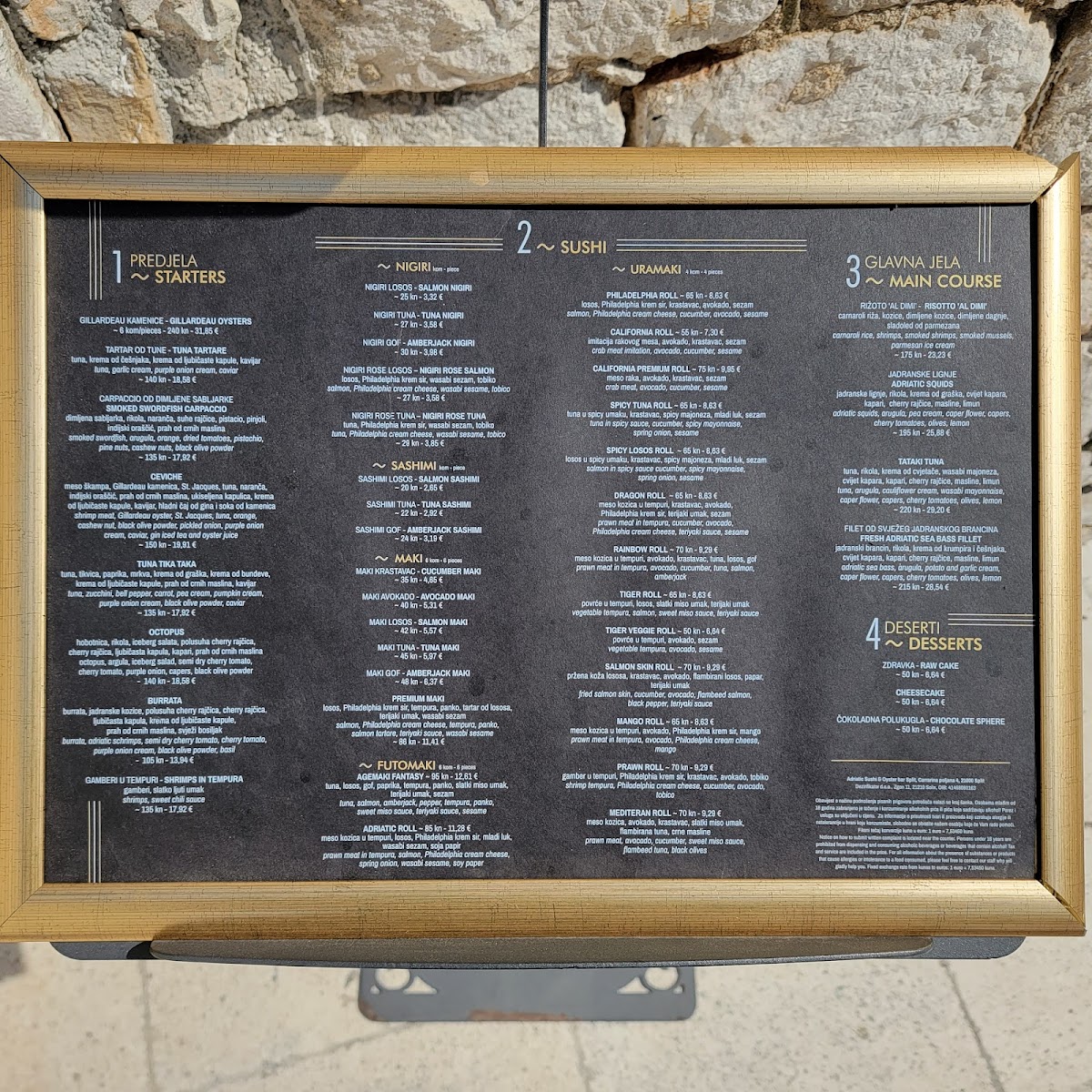 Menu Adriatic Sushi • Oyster • Seafood-6